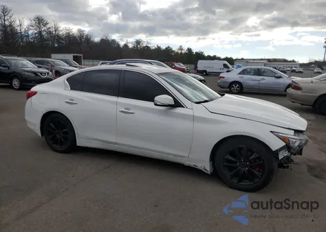 2015 Infiniti Q50 Base z USA, uszkodzony, nr VIN JN1BV7AP3FM351326
